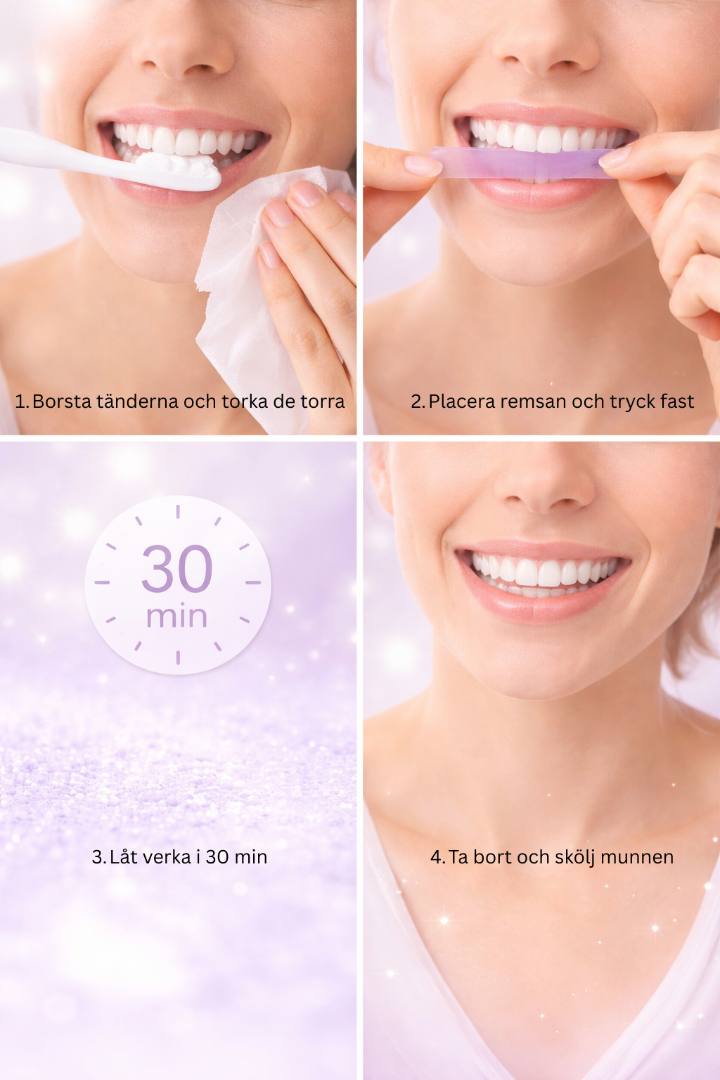 PAP+ tandbleknings Strips